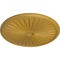 Ekena Millwork Leandros Ceiling Medallion (Fits Canopies up to 5"), 33 1/8"OD x 3 1/2"ID x 1 3/8"P, Iridescent Gold CM33LEIGS - alternate 2